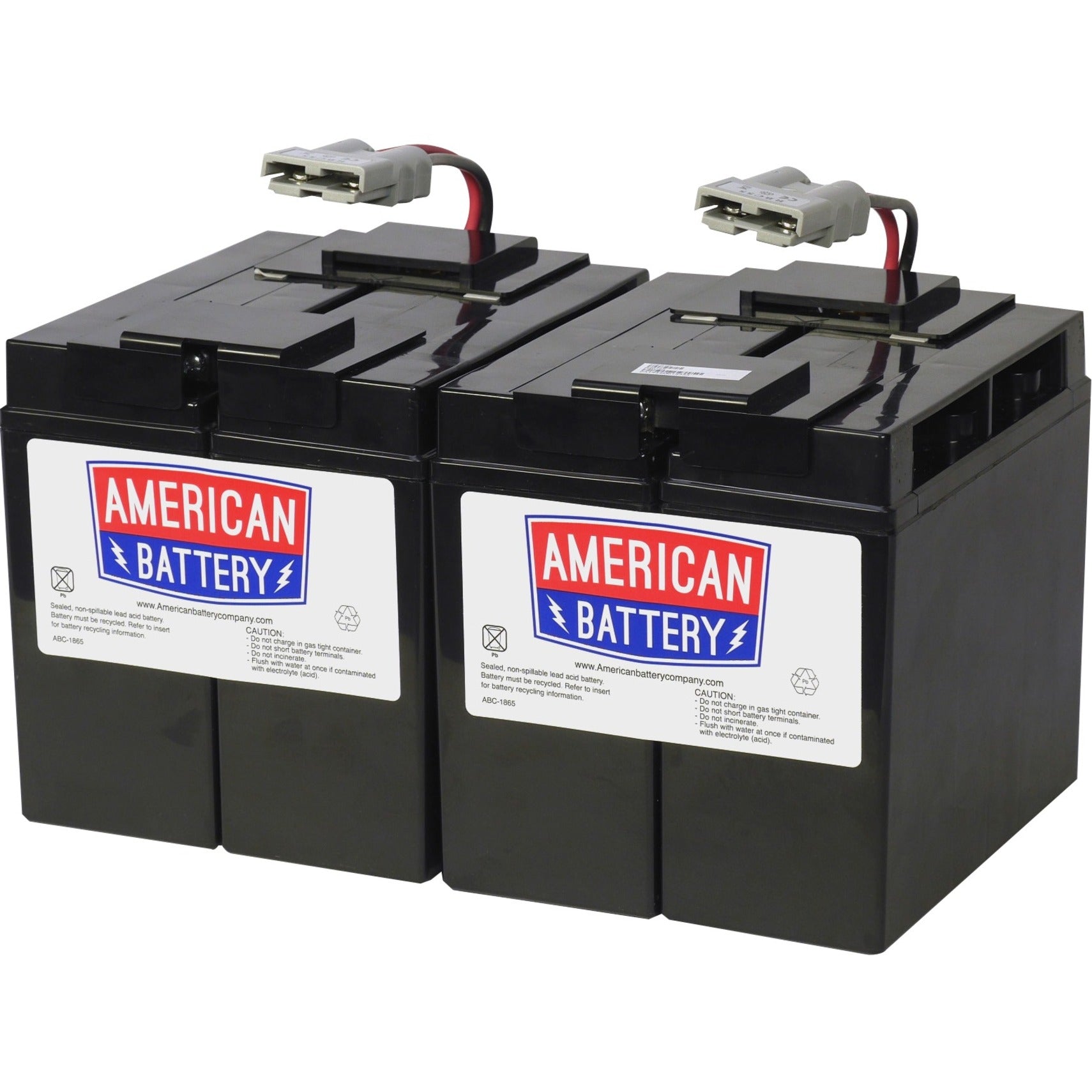 ABC RBC11 Replacement Battery Cartridge, 2 Year Warranty, Hot Swappable, 12V DC, 18000mAh