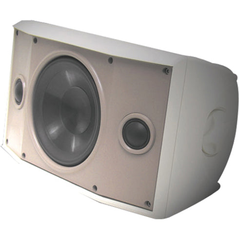 Proficient Audio AW500TTWHT 5.25 Indoor/Outdoor Dual Voice Coil Speaker, 100W RMS Output Power, White
