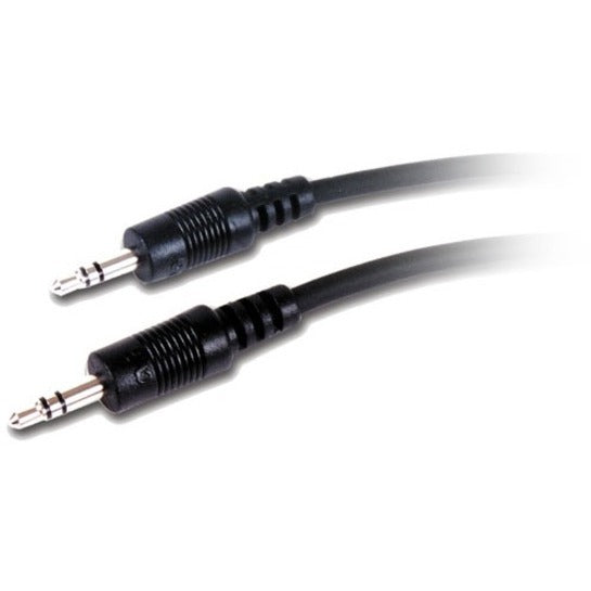 Comprehensive MPSMPS25ST Standard Series 3.5mm Stereo Mini Plug to Plug Audio Cable 25ft, Molded, Strain Relief, Copper Conductor, Shielded, Nickel Plated Connectors, Black Jacket