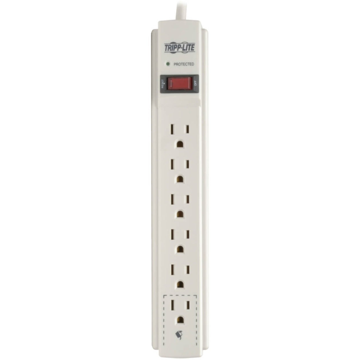 Tripp Lite TLP606 Protect It! 6-Outlet Economy Surge Protector, 790 Joules, 6' Cord