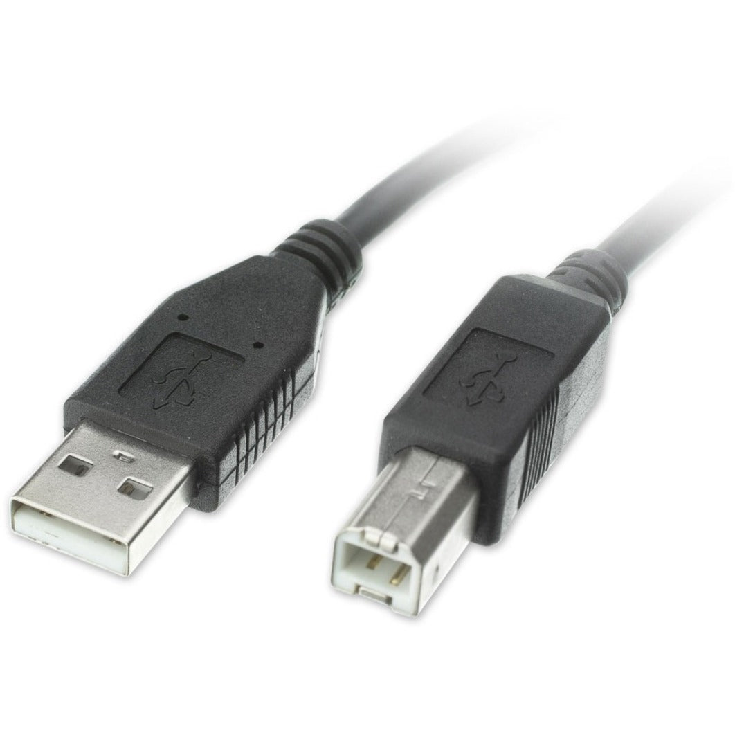 Comprehensive USB2AB10ST USB 2.0 A Male To B Male Cable 10ft., High-Speed Data Transfer, Lifetime Warranty
