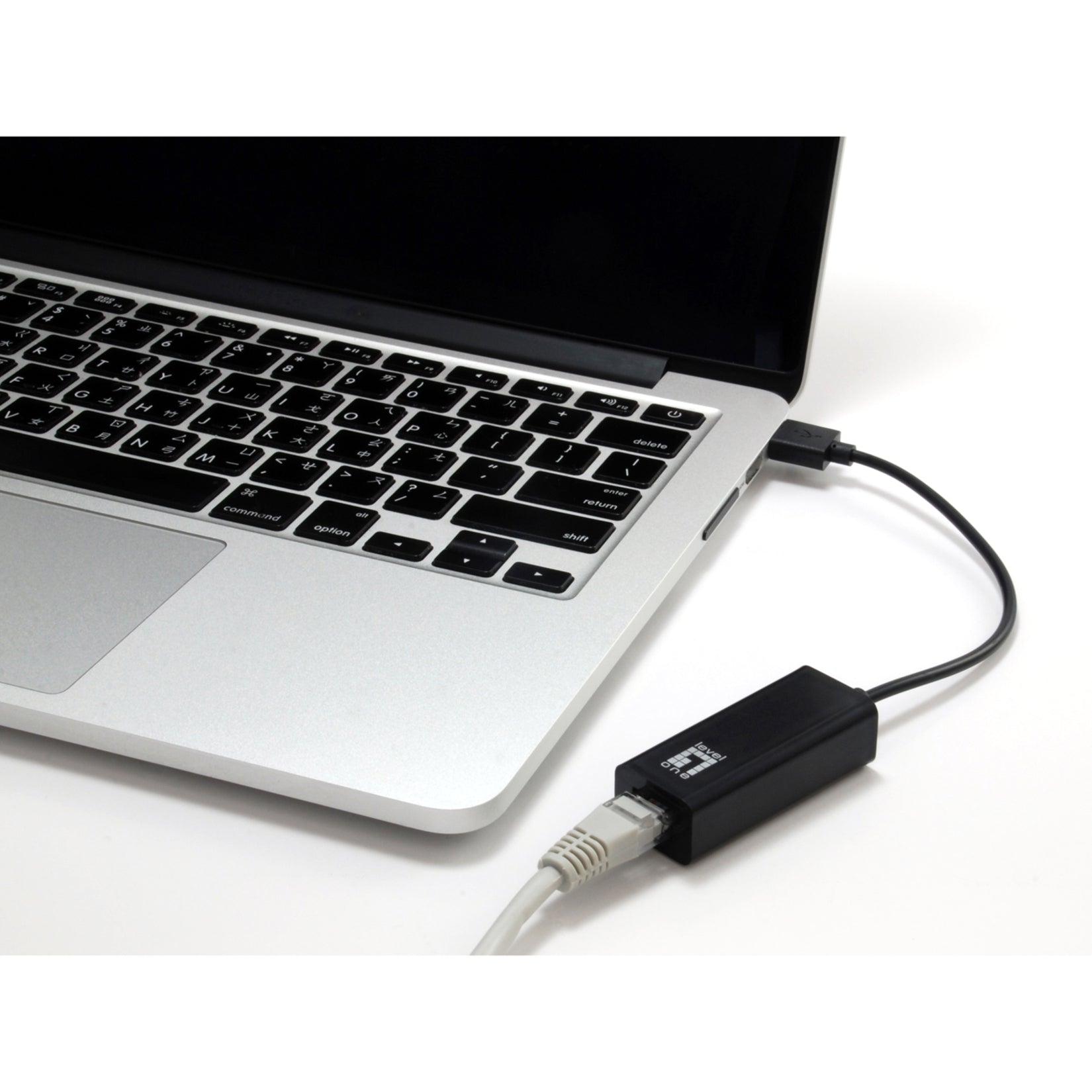 LevelOne USB-0301 USB to Ethernet Adapter for Windows and MAC, Fast and Reliable Internet Connection