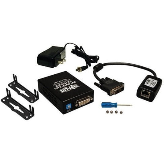 Tripp Lite B140-101X DVI over Cat5 Active Extender Kit, Full HD 1920 x 1080, 1 Year Warranty, TAA Compliant