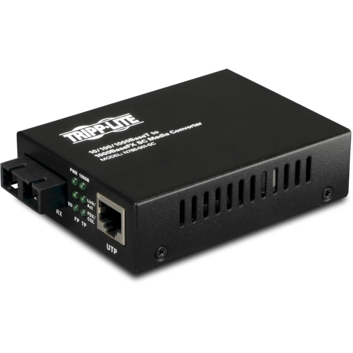 Tripp Lite N785-001-SC Gigabit Media Converter, 2-Year Warranty, RoHS Certified