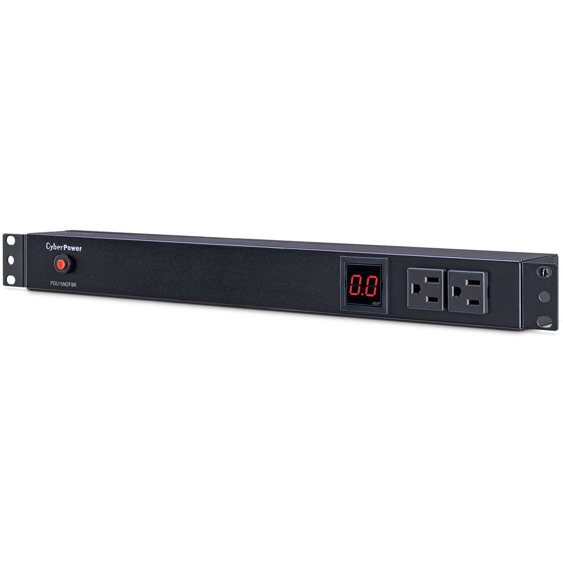 CyberPower PDU15M2F8R Metered PDU, 10-Outlets, Single Phase 15A, 100-125V AC