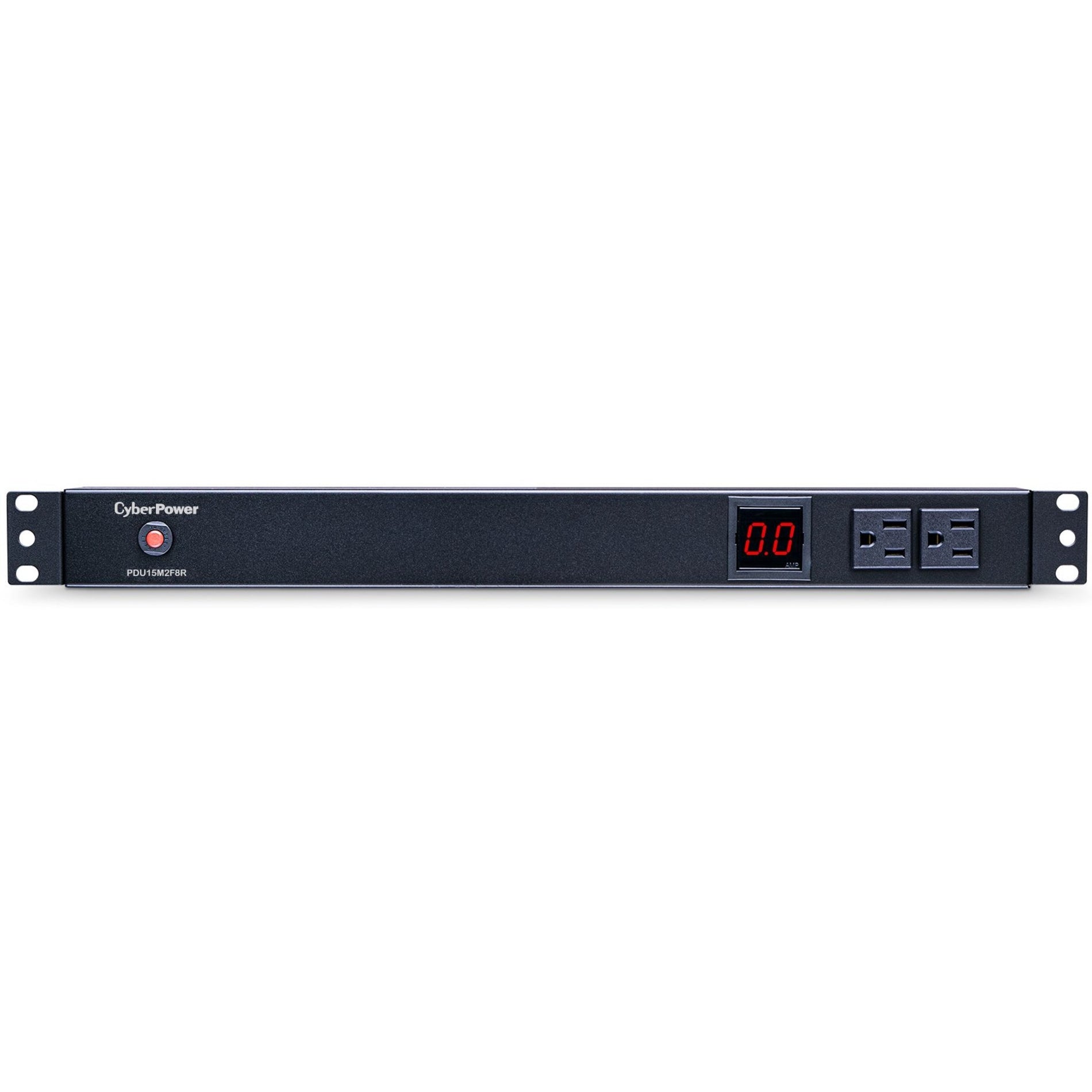 CyberPower PDU15M2F8R Metered PDU, 10-Outlets, Single Phase 15A, 100-125V AC