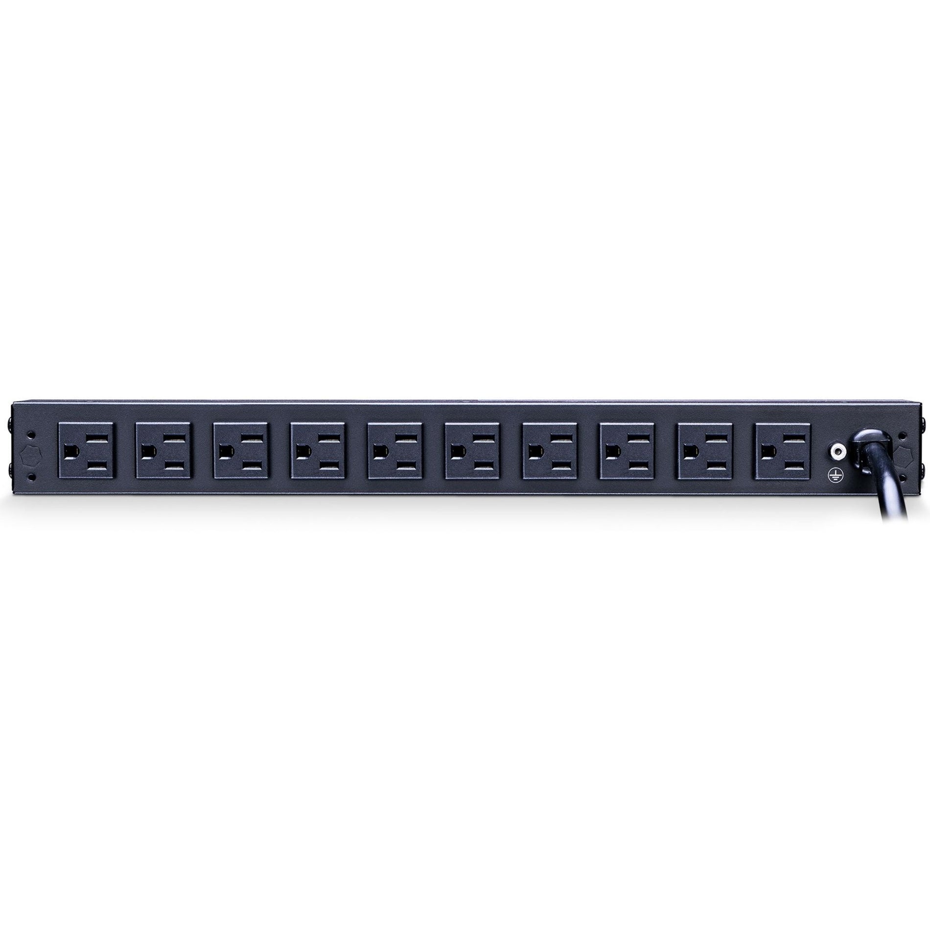 CyberPower PDU15M2F10R 12-Outlets PDU 100-125VAC 15A Metered Power Distribution Unit