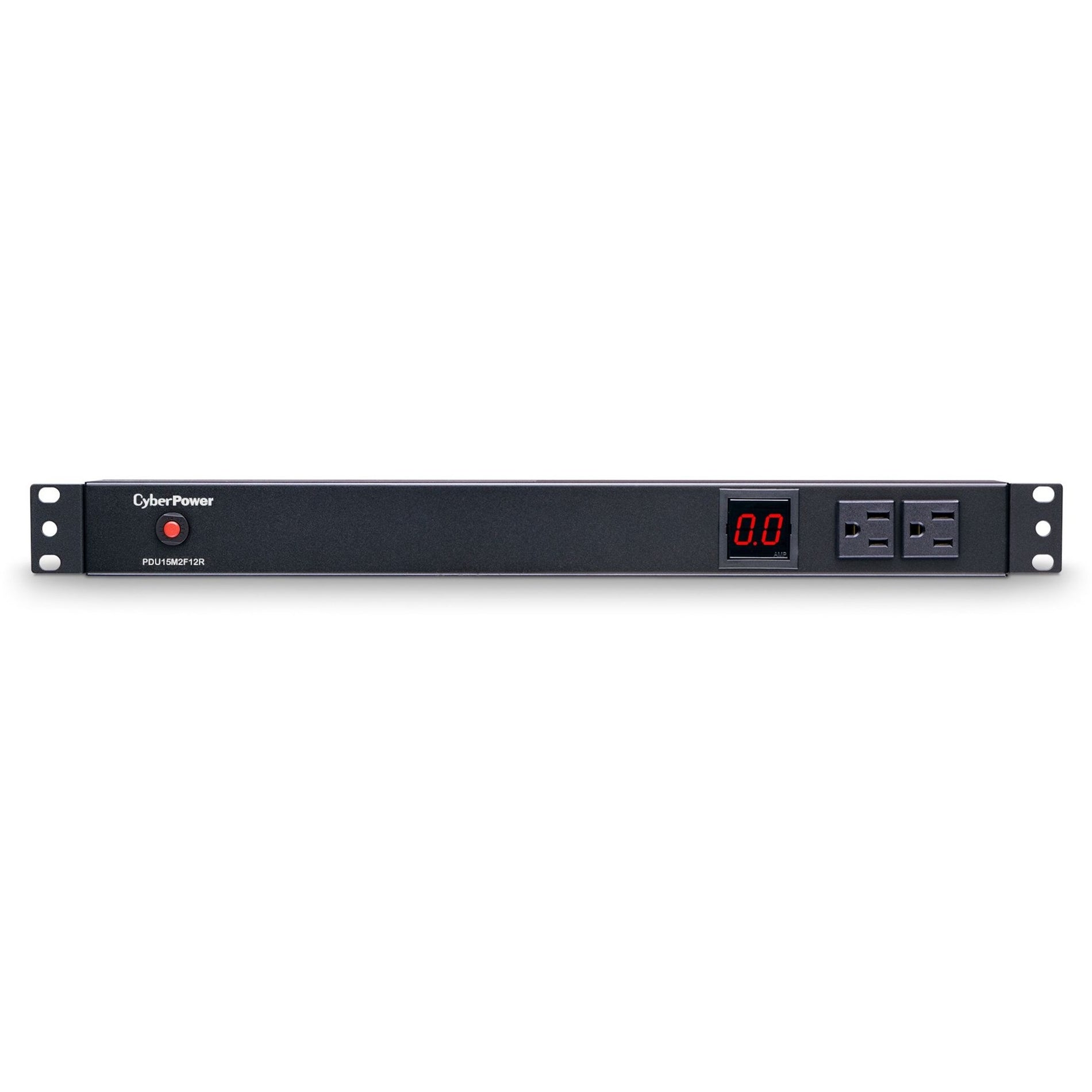 CyberPower PDU15M2F12R 14-Outlets PDU 100-125VAC 15A Metered Power Distribution Unit