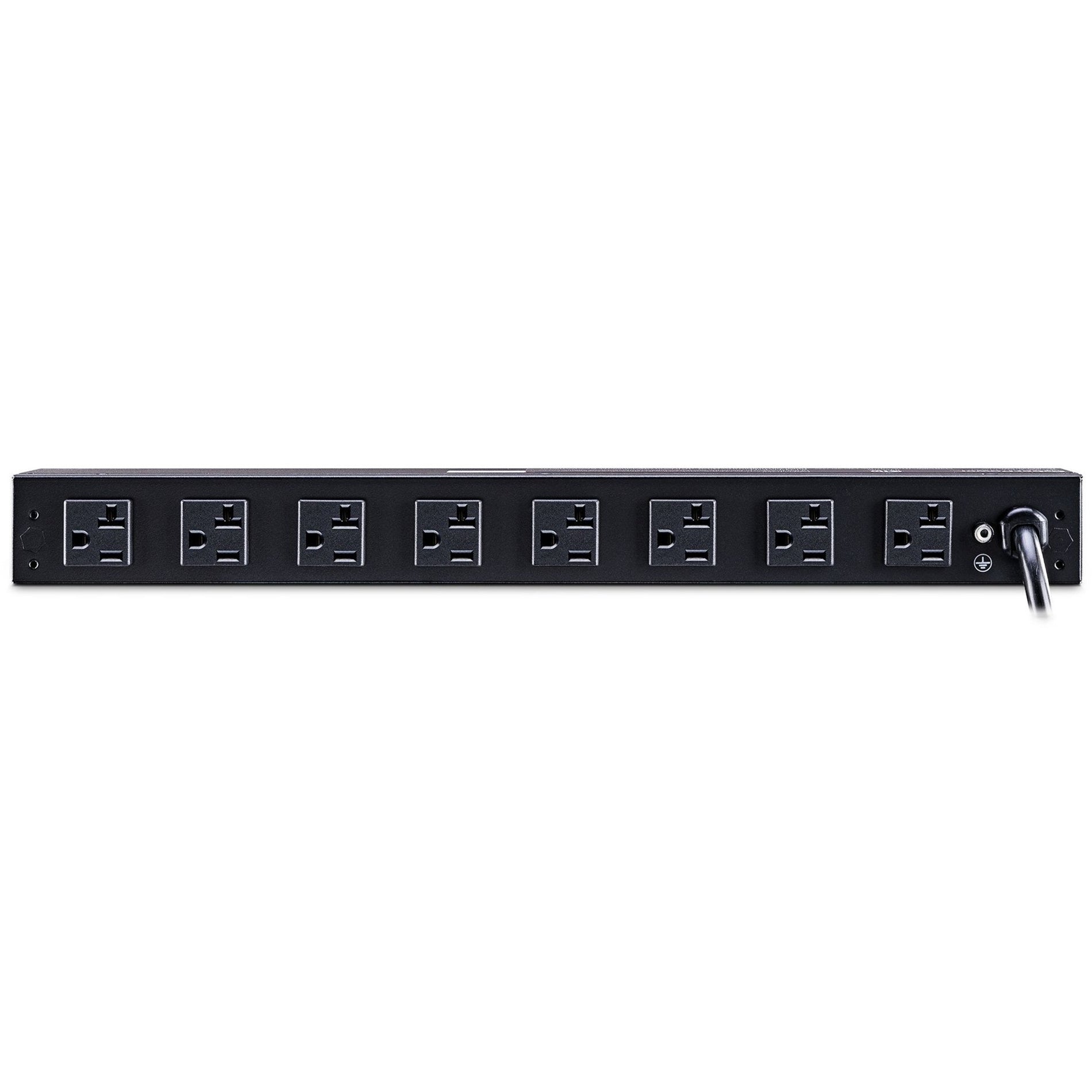 CyberPower PDU20M2F8R Metered PDU, 10-Outlets, 20A, 120V AC, Rack-mountable