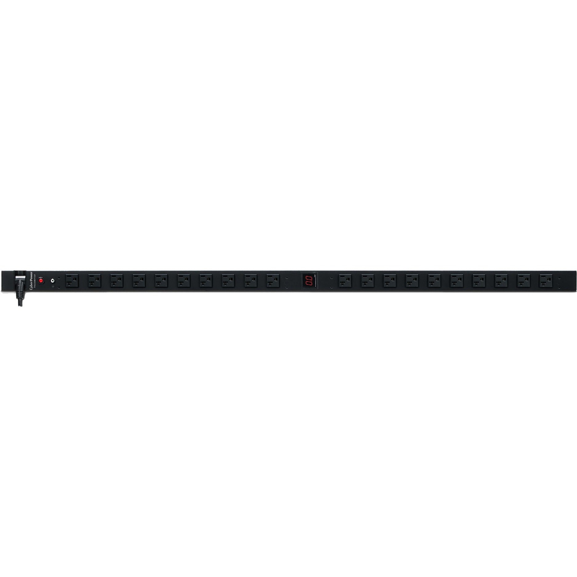 CyberPower PDU20MVT20F Metered PDU, 20-Outlets, 100-125V, 20A, Rack-mountable