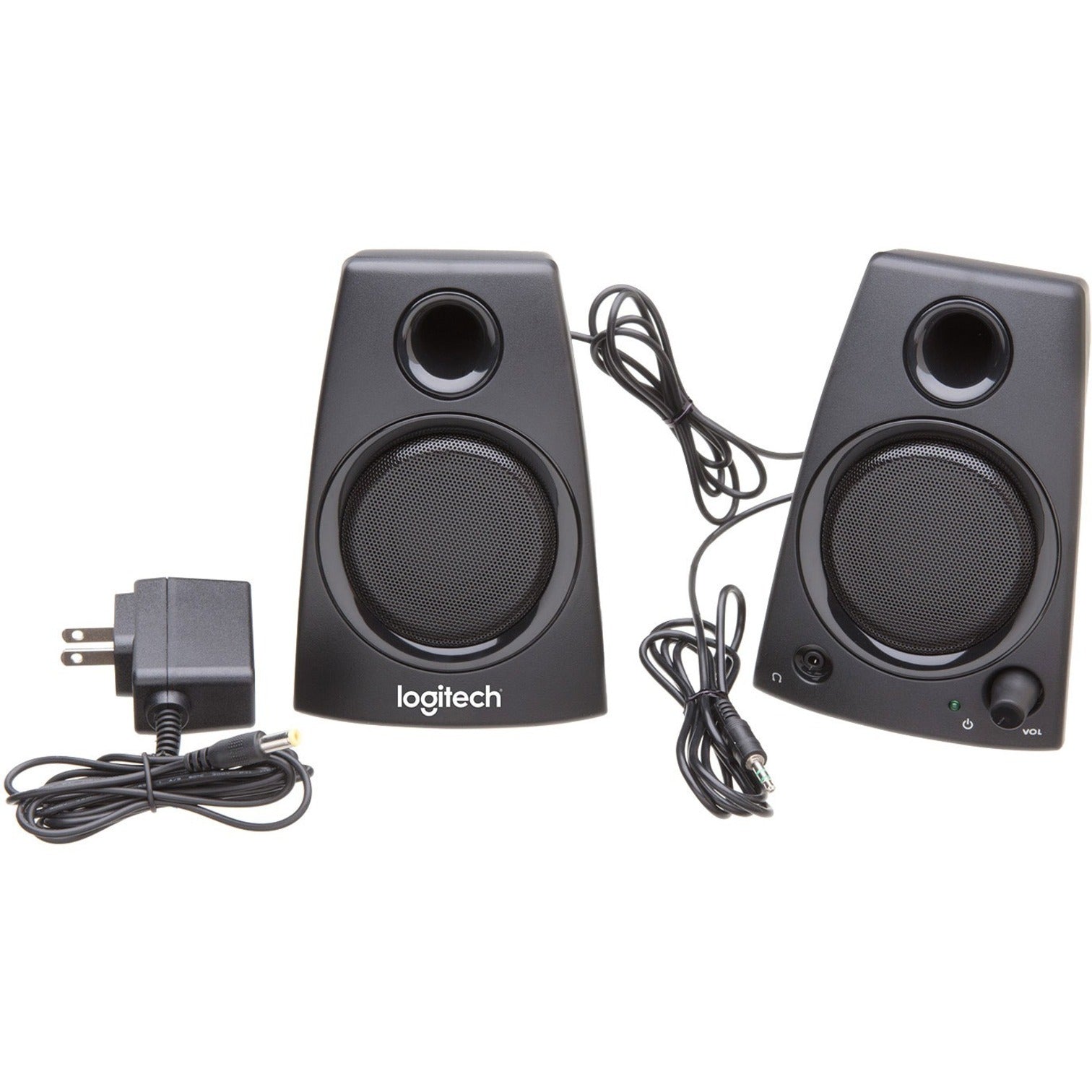 Logitech 980-000417 Z130 Compact Speakers, 2.0 Speaker System - 5W RMS, Black