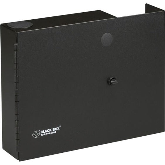 Black Box JPM400A-R2 Open-Style Fiber Wall Cabinet, Accepts 2 Adapter Panels