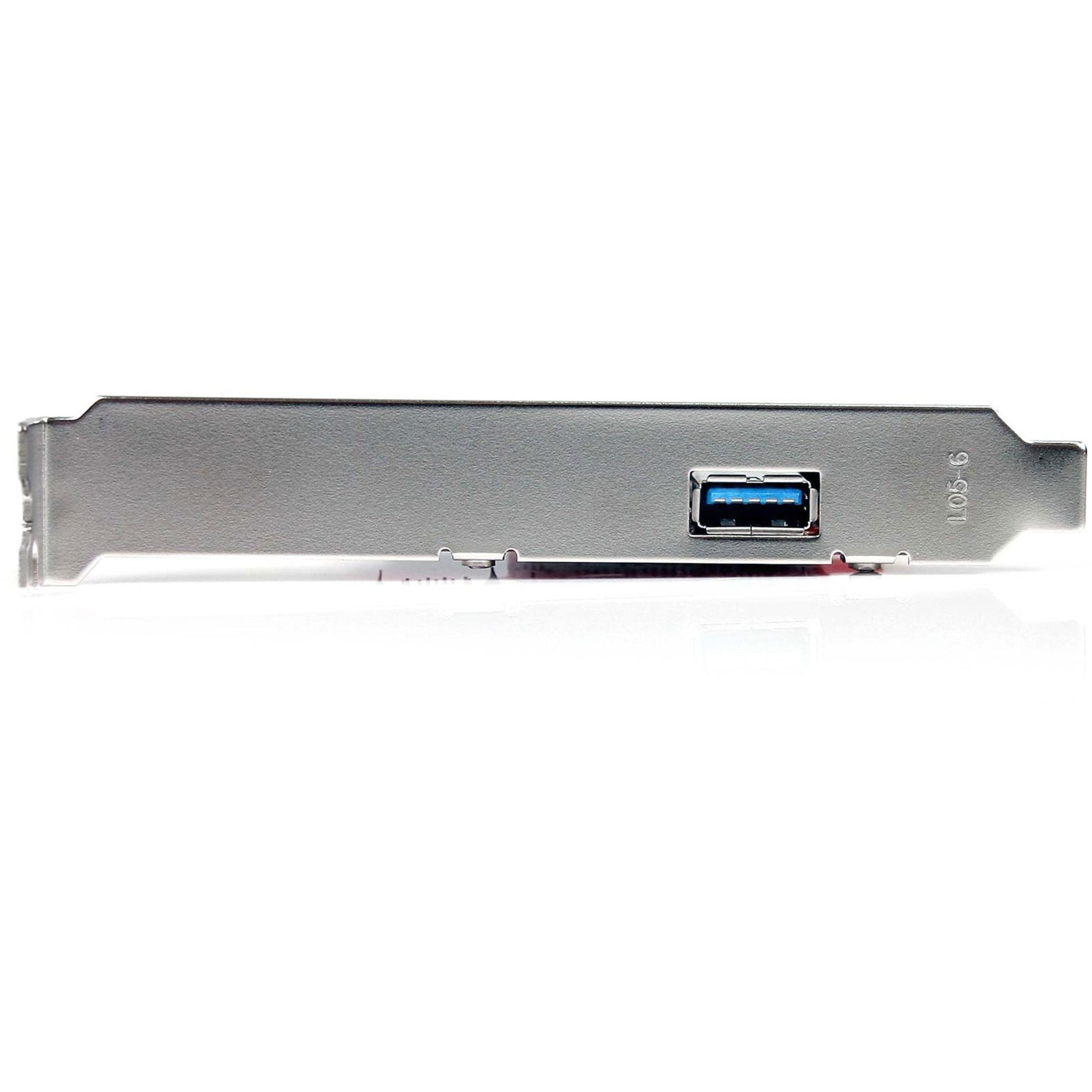 StarTech.com PEXUSB3S11 PCI Express USB 3.0 Card, 2 USB 3.2 Ports, SATA Port, Lifetime Warranty