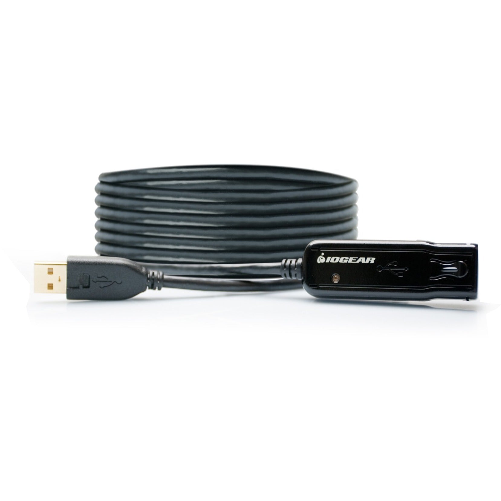 IOGEAR GUE2118 USB 2.0 Booster Extension Cable - 39ft, Data Transfer Cable, 480 Mbit/s