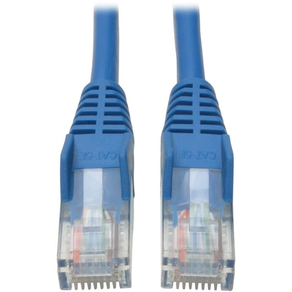 Tripp Lite N001-015-BL Cat5e UTP Patch Cable, 15ft Blue Snagless RJ45 Patch Cord