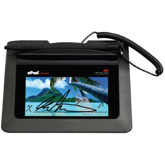 ePad-vision VP9808 Signature Pad, USB, LCD Display, 1 Year Limited Warranty