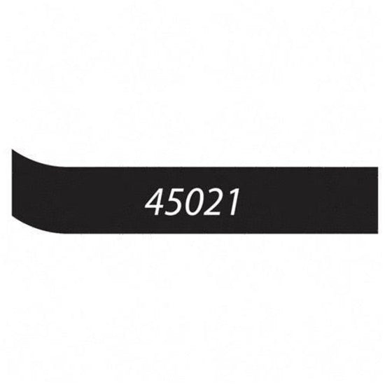 Dymo 45021 D1 Electronic Tape Cartridge, 1/2"x23' Size, White/Black