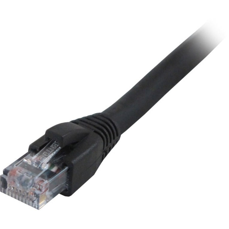Comprehensive CAT5-350-100BLK Cat5e 350 Mhz Snagless Patch Cable 100ft Black, Molded, Strain Relief, Stranded, Booted, 1 Gbit/s