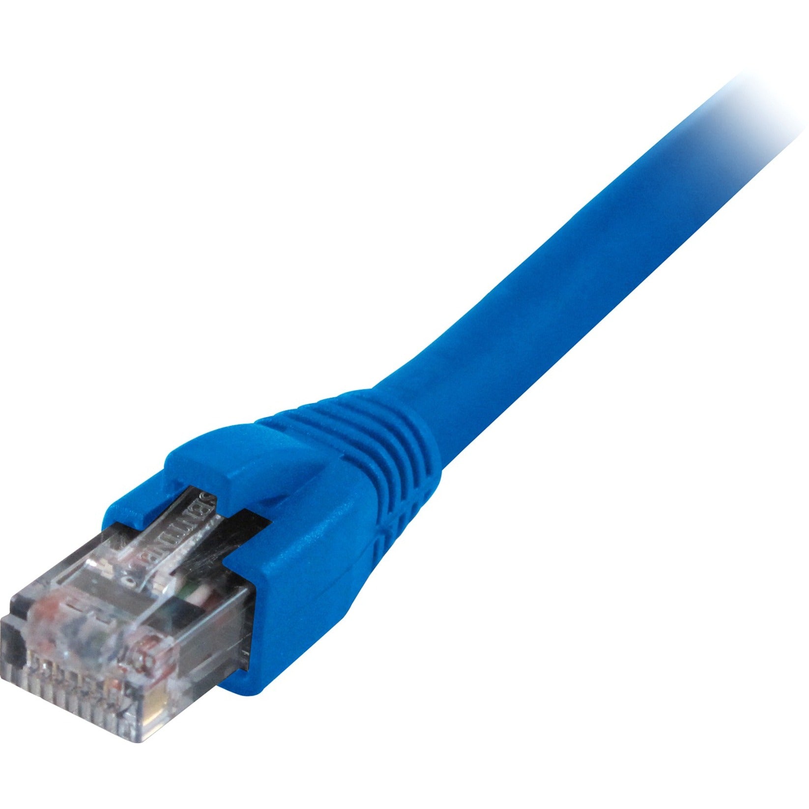 Comprehensive CAT5-350-10BLU Cat5e 350 Mhz Snagless Patch Cable 10ft Blue, Molded, Strain Relief, 1 Gbit/s Data Transfer Rate
