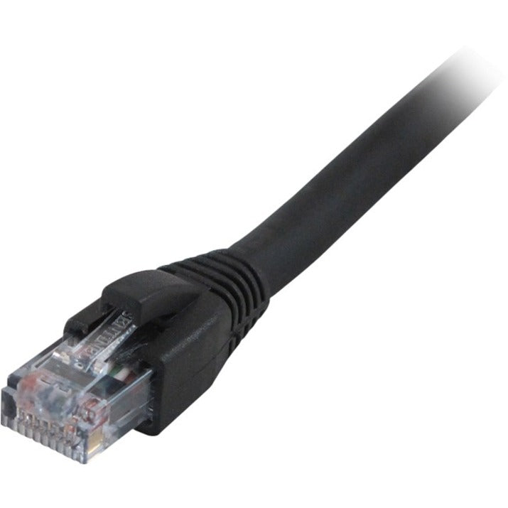 Comprehensive CAT5-350-25BLK Cat5e 350 Mhz Snagless Patch Cable 25ft Black, Molded, Strain Relief, 1 Gbit/s Data Transfer Rate