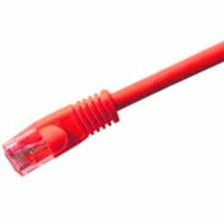 Comprehensive CAT6-14RED Cat.6 Patch Cable, 14ft Red, Stranded, Snagless, Molded