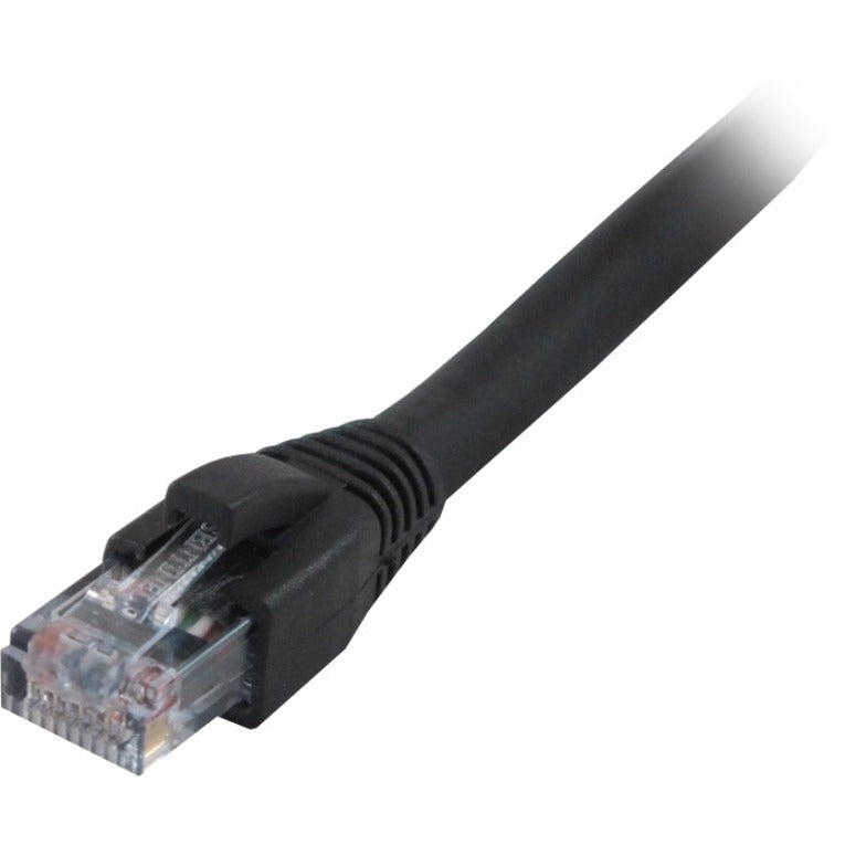 Comprehensive CAT6-7BLK Cat6 550 Mhz Snagless Patch Cable 7ft Black, Molded, Strain Relief, 1 Gbit/s Data Transfer Rate