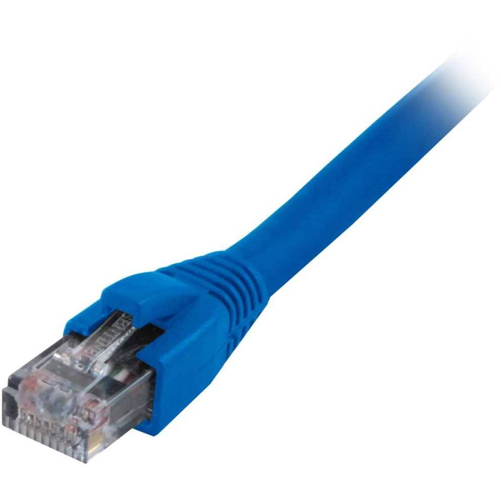 Comprehensive CAT6-7BLU Cat6 550 Mhz Snagless Patch Cable 7ft Blue, Molded, Strain Relief, 1 Gbit/s Data Transfer Rate