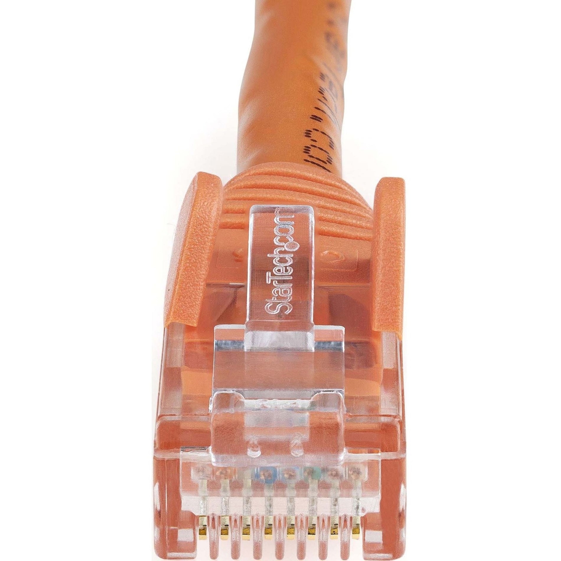 StarTech.com N6PATCH15OR 15 ft Orange Snagless Cat6 UTP Patch Cable, 10 Gbit/s Data Transfer Rate, Lifetime Warranty