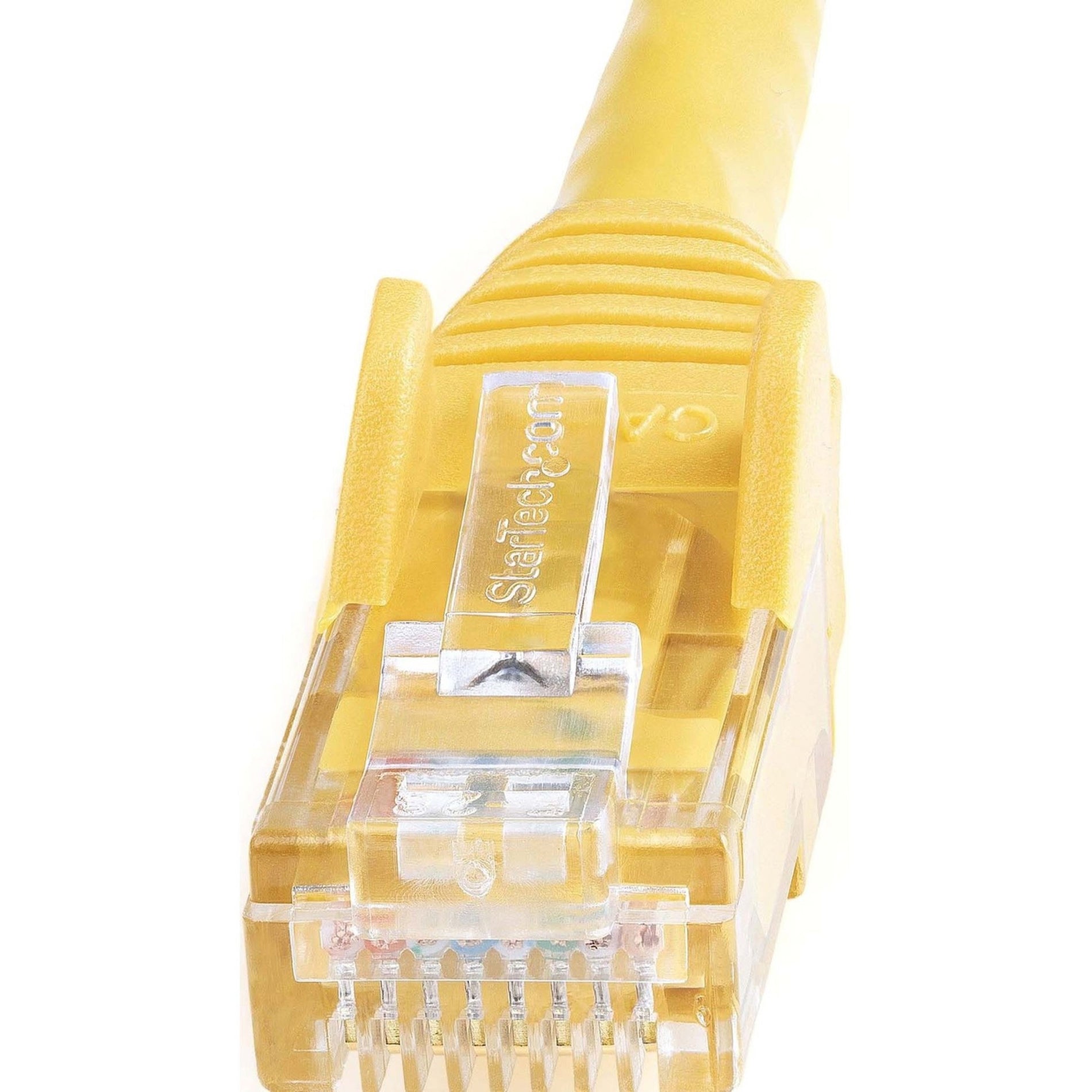 StarTech.com N6PATCH3YL 3 ft Yellow Snagless Cat6 UTP Patch Cable, Lifetime Warranty, 10 Gbit/s Data Transfer Rate, Rust Resistant