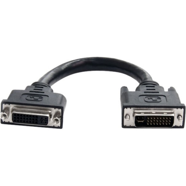 StarTech.com DVIEXTAA6IN 6in DVI-I Dual Link Port Saver Cable M/F, Gold-Plated Connectors, 2560 x 1600 Supported Resolution [Discontinued]