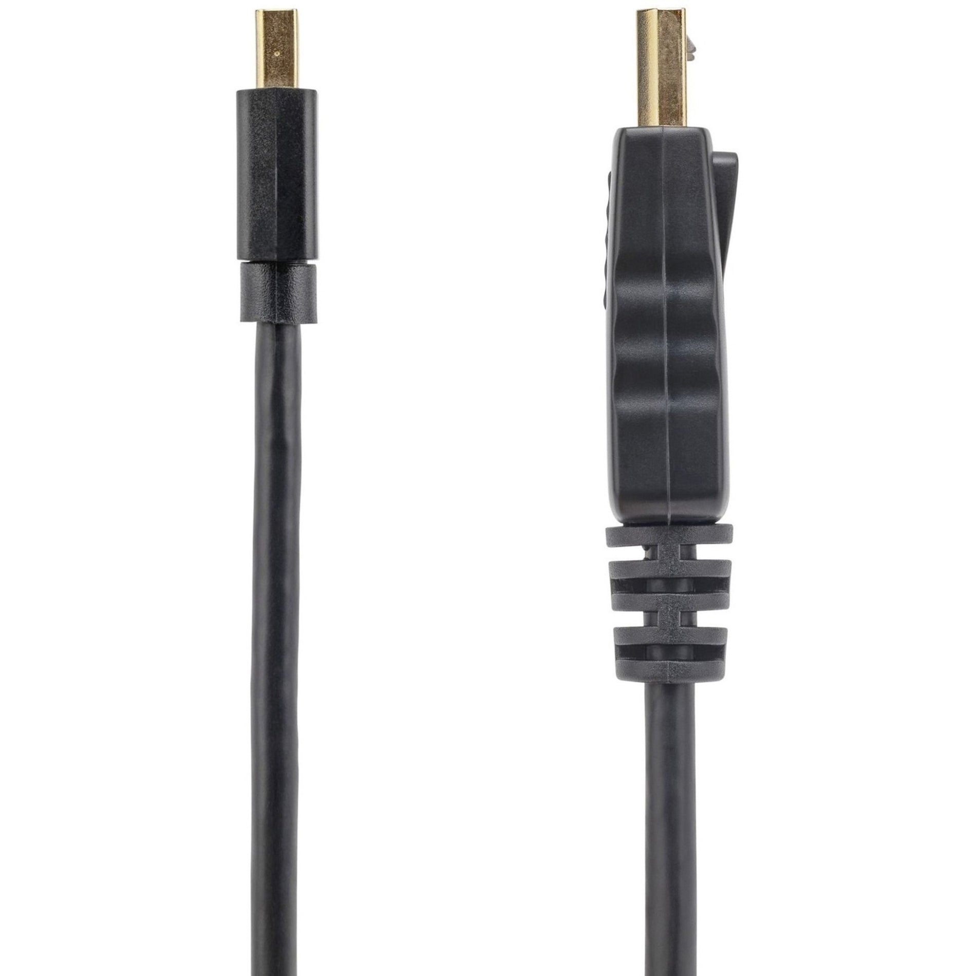 StarTech.com MDP2DPMM3 3 ft Mini DisplayPort to DisplayPort Adapter Cable, 4k DisplayPort 1.2 M/M