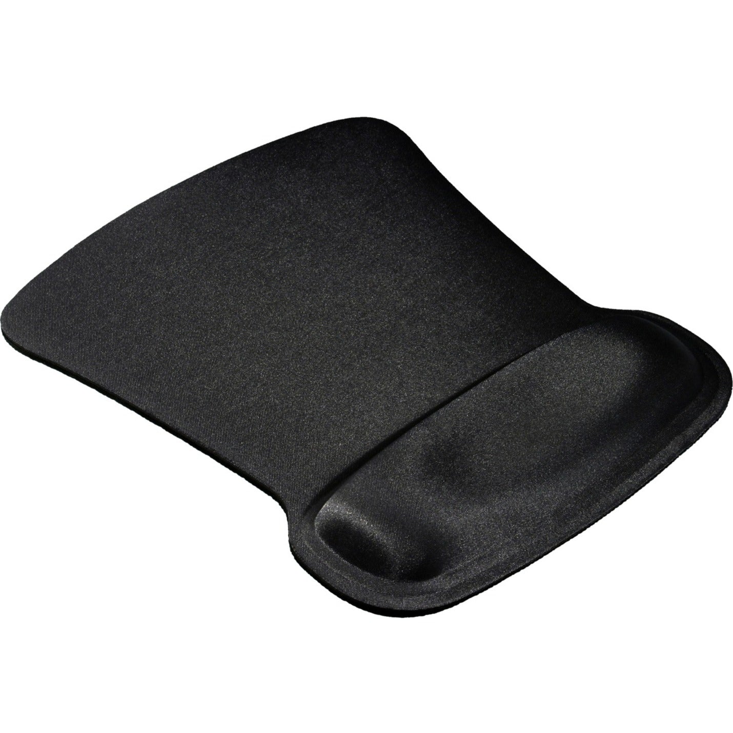Allsop 30191 Ergoprene Gel Mouse Pad with Wrist Rest - Black, Smooth and Comfortable