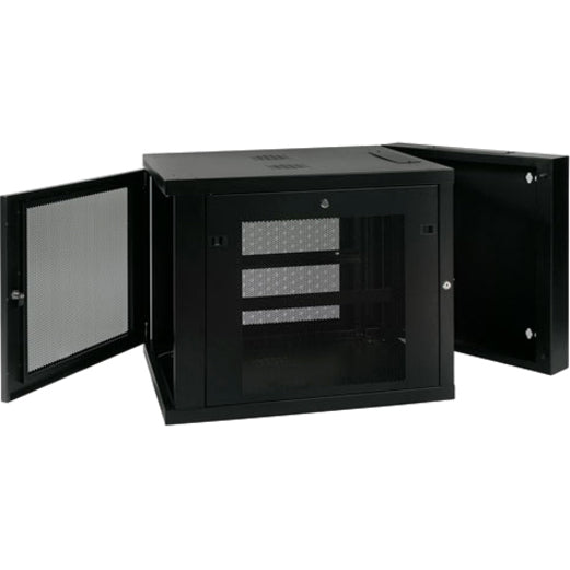 Tripp Lite SRW12US33 SmartRack 12U Wall Mount Rack Enclosure Cabinet with 33" Extended Depth, Ventilated Panels, Easy Access, Fully Assembled