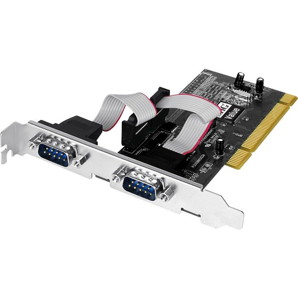 SIIG JJ-P20511-S3 2-port PCI Serial Adapter, 9-pin RS232, 16MB/s Data Transfer Rate