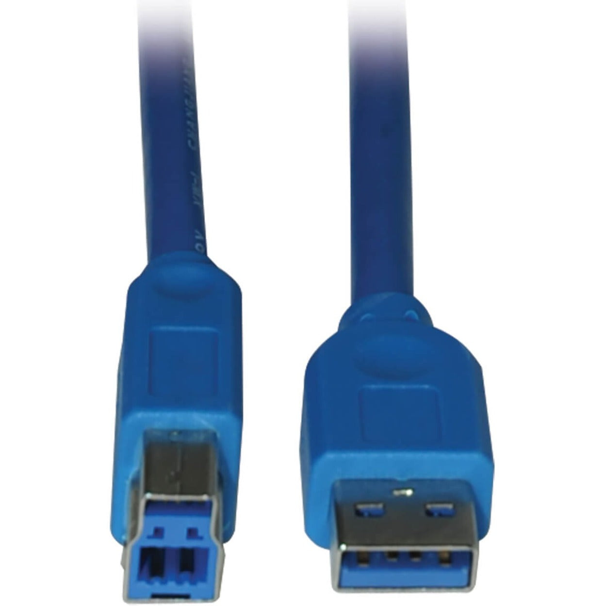 Tripp Lite U322-003 USB 3.0 Cable, A/B, 3', Blue - Fast Data Transfer and Lifetime Warranty