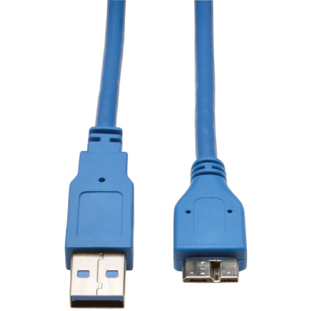 Tripp Lite by Eaton USB 3.0 Super Speed Device Cable, Micro 10 Blue (U326-010)