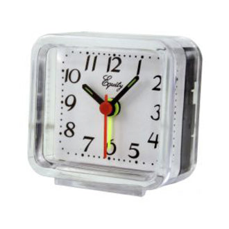 Equity EQL38 21038 Travel Clock, Analog Quartz, Battery Powered