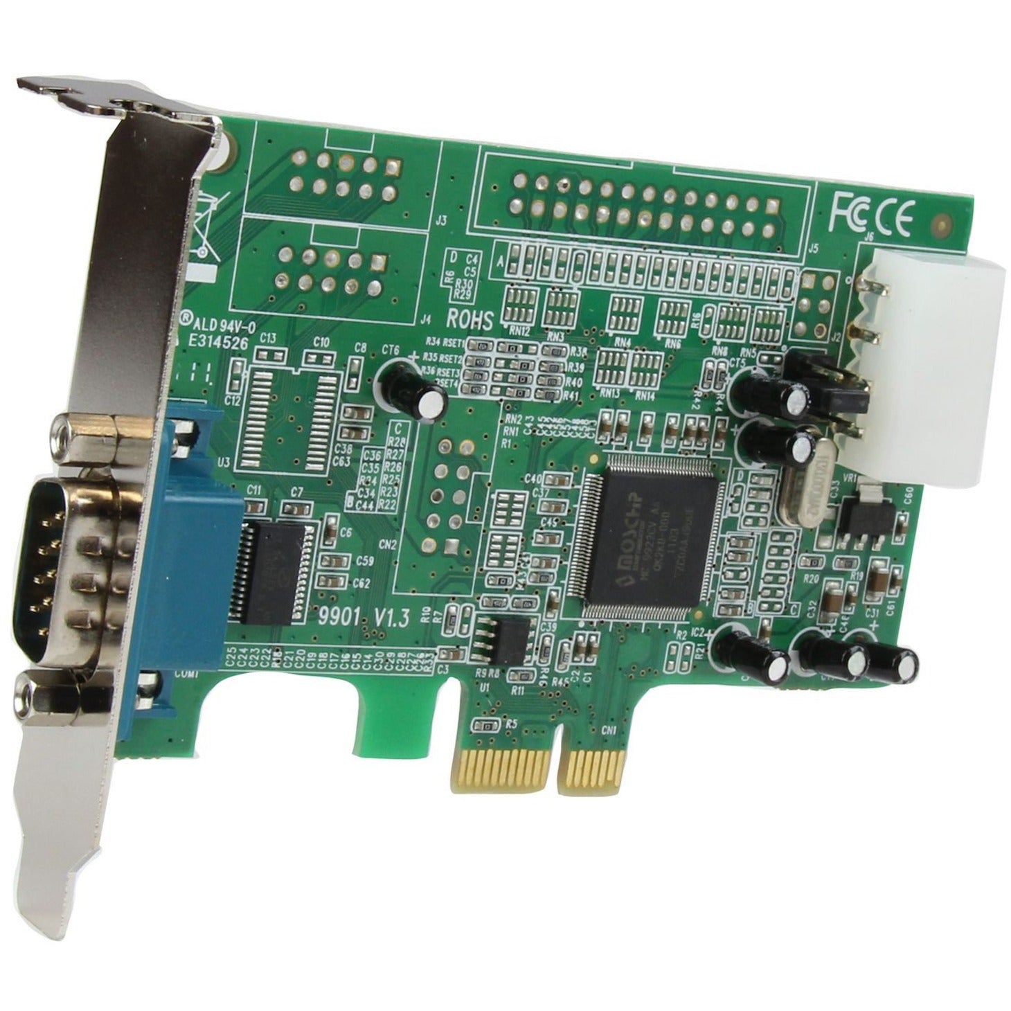 StarTech.com PEX1S553LP 1 Port Low Profile Native RS232 PCI Express Serial Card - Easy Installation, Versatile Compatibility