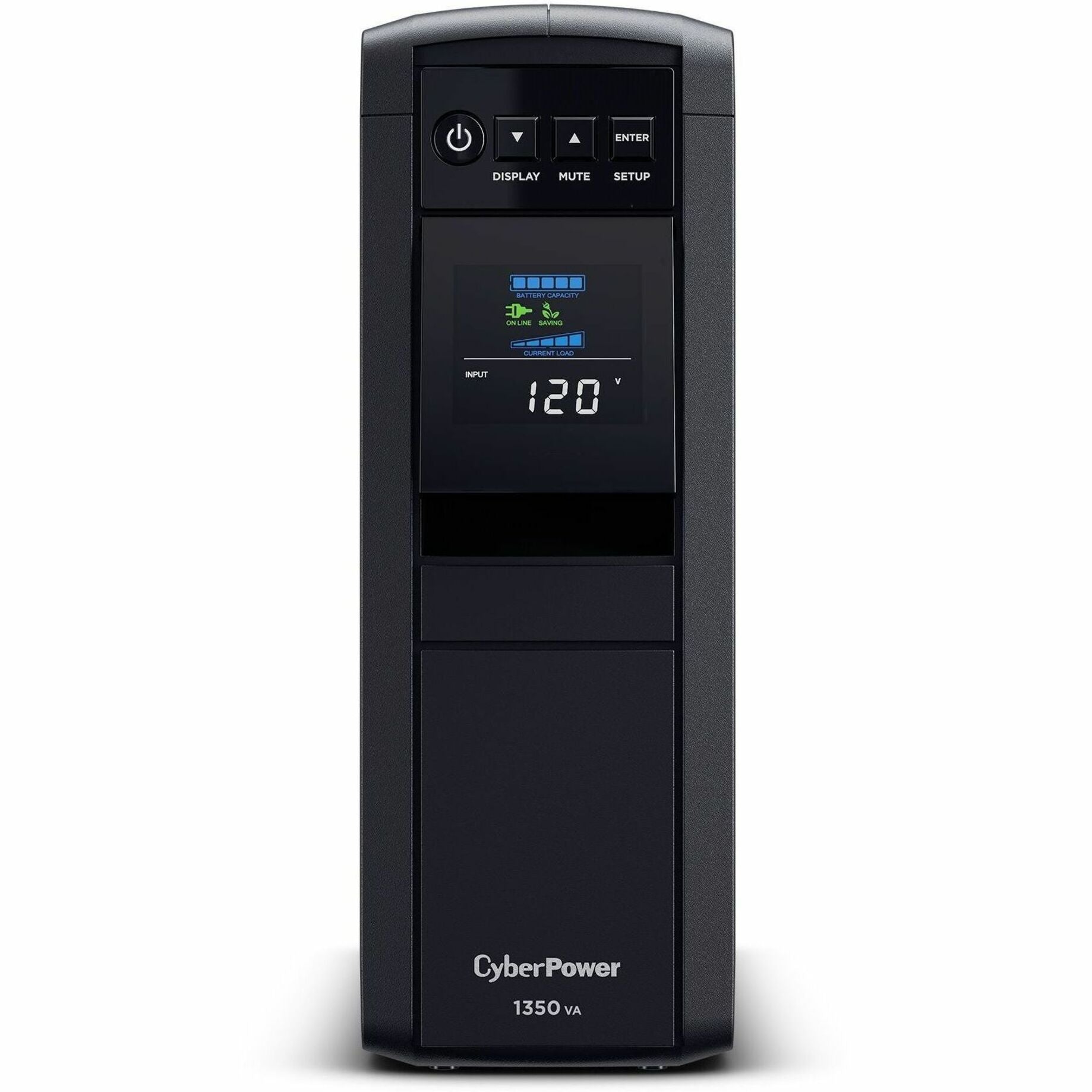 CyberPower CP1350PFCLCD PFC Sinewave UPS Systems, 1350VA Mini-Tower UPS, 3-Year Warranty, Energy Star Certified