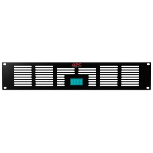 APC ACAC40000 NetShelter AV 2U Vent Panel, Rack Vent Panel for Improved Airflow and Cooling