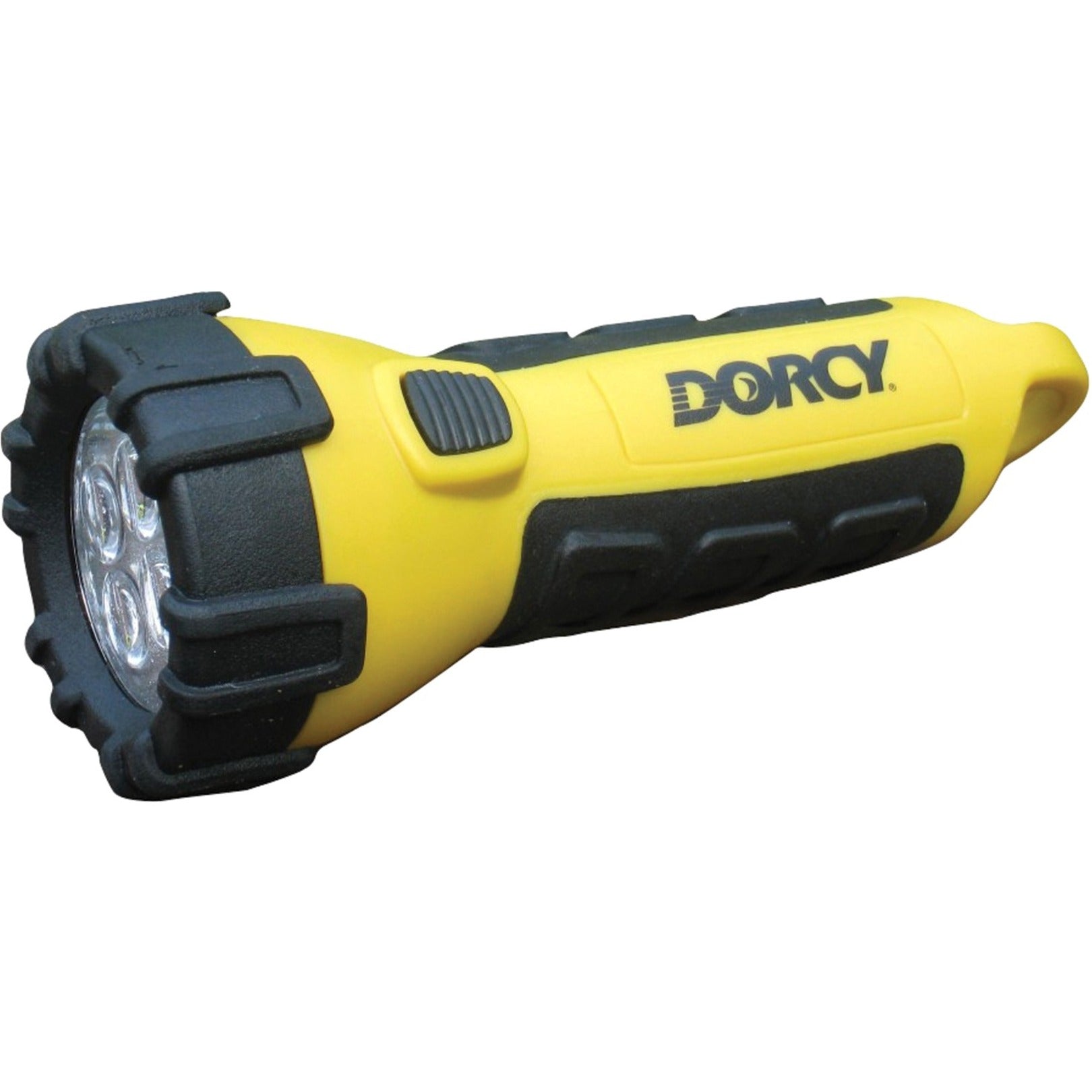 Dorcy 41-2510 Incredible Floating Flashlight, Water Proof, Shock Absorbing, Carabiner Clip, Non-slip Grip, 32 lm, Super Bright