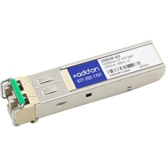 AddOn JD063B-AO HP Compatible 1000Base-LH SFP, Gigabit Ethernet, 1550NM 70KM, LC