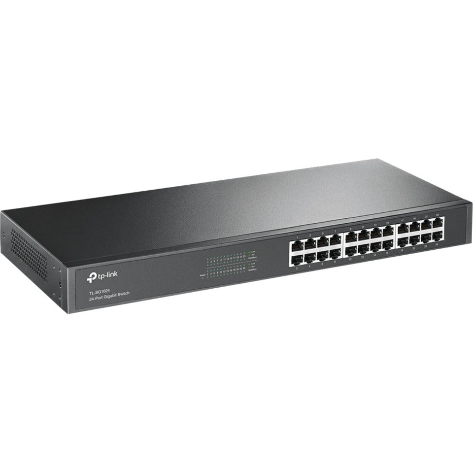 TP-Link TL-SG1024 24-Port Gigabit Switch, High-Speed Ethernet Switch for Home and Office