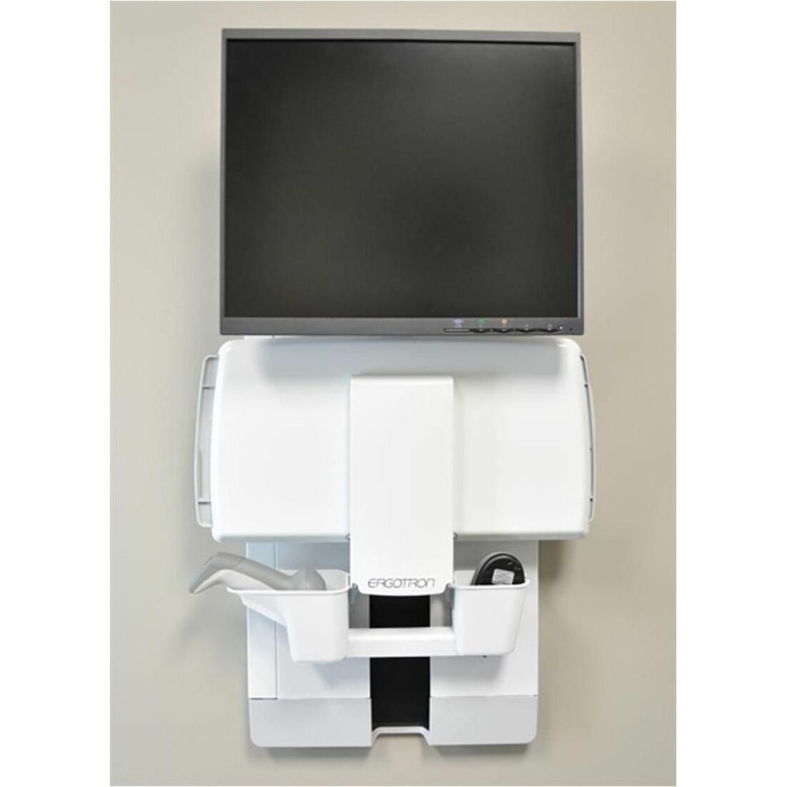Ergotron 60-609-216 StyleView Vertical Lift, 9" VL with Keyboard and Scanner Holder