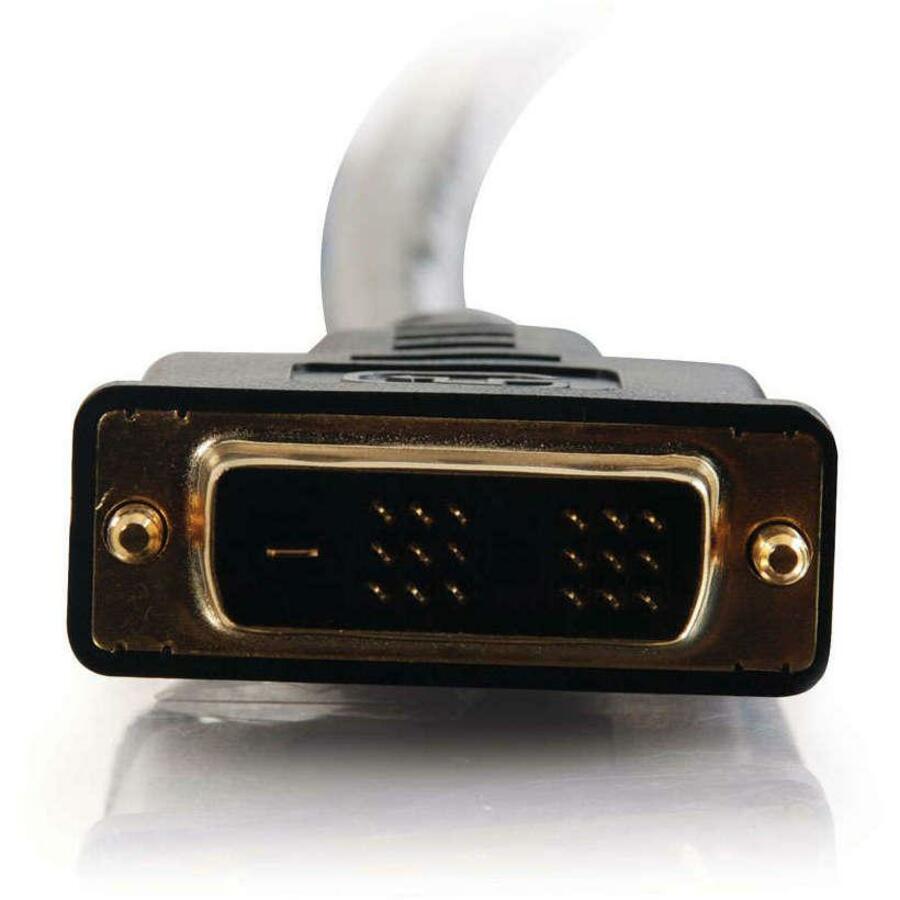 C2G 41203 Pro Series DVI-D Plenum M/M Single Link Digital Video Cable, 50ft
