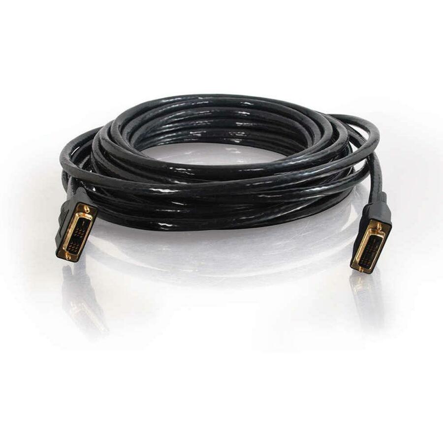 C2G 41203 Pro Series DVI-D Plenum M/M Single Link Digital Video Cable, 50ft