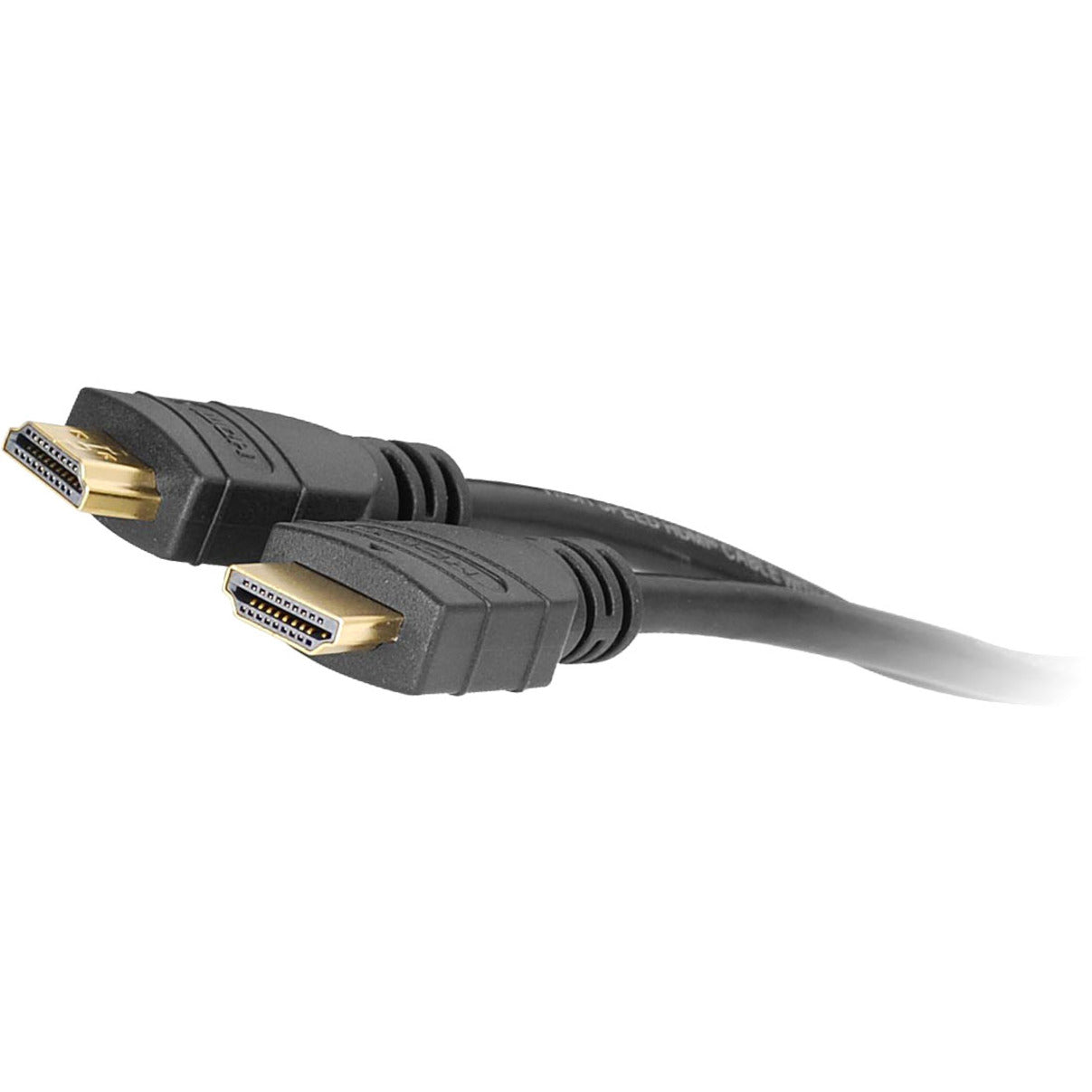 SIIG CB-H20612-S1 HDMI Cable, 16.40 ft, Molded, Copper Conductor, Gold Plated Connectors, Shielded, Black