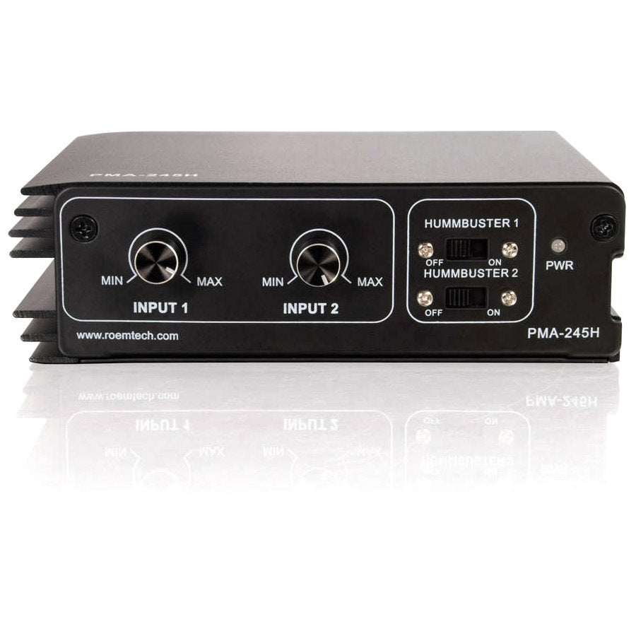 C2G Plenum-Rated 45 Watt Stereo Mixer/Amplifier (40573)