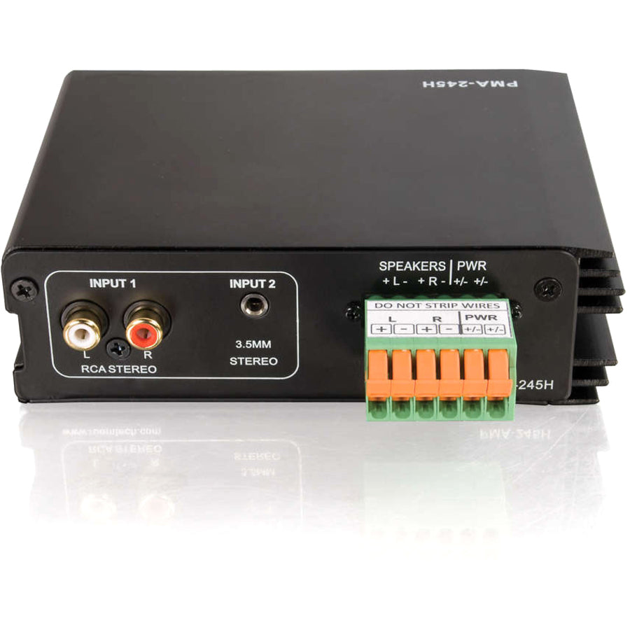 C2G 40573 Plenum-Rated 45 Watt Stereo Mixer/Amplifier, Powerful Audio Solution for Any Space