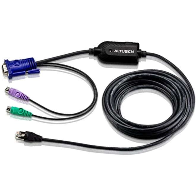 ATEN KA7920 KVM Cable, 15 ft, PS/2 Male to HD-15 Male